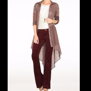 BCBG The Sawyer/ bell bottom corduroy pants.